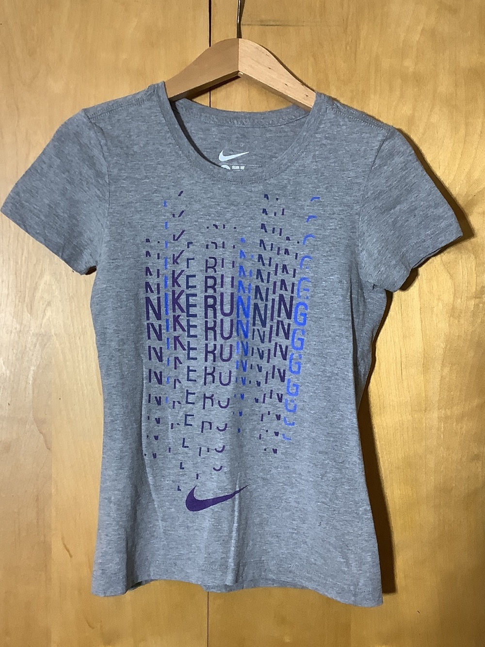 Nike Running gray Tshirt, size small